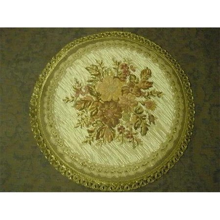 TAPESTRY TRADING Tapestry Trading A14R 14 in. Begium Doily Anika; Red A14R